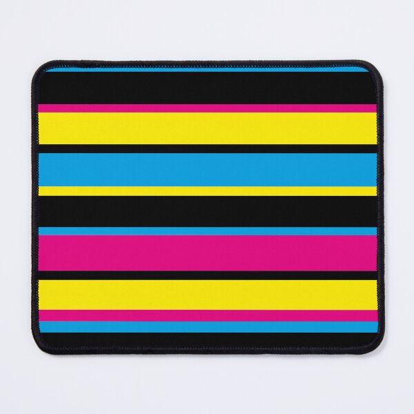 Item preview, Process Color Striped pattern - cmyk - cyan, magenta, yellow, black designed and sold by SirenSeventyOne.
