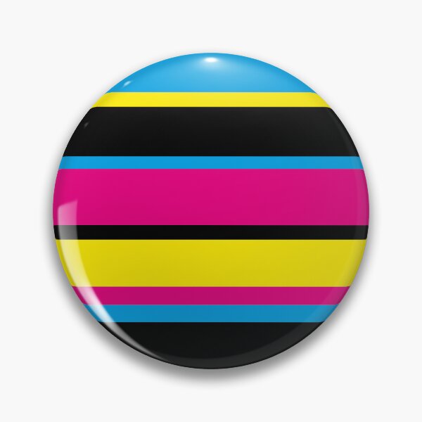 Item preview, Process Color Striped pattern - cmyk - cyan, magenta, yellow, black designed and sold by SirenSeventyOne.