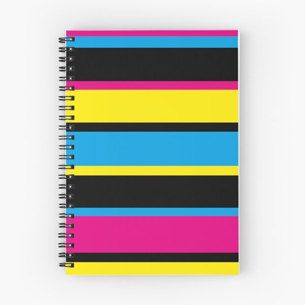 Item preview, Process Color Striped pattern - cmyk - cyan, magenta, yellow, black designed and sold by SirenSeventyOne.