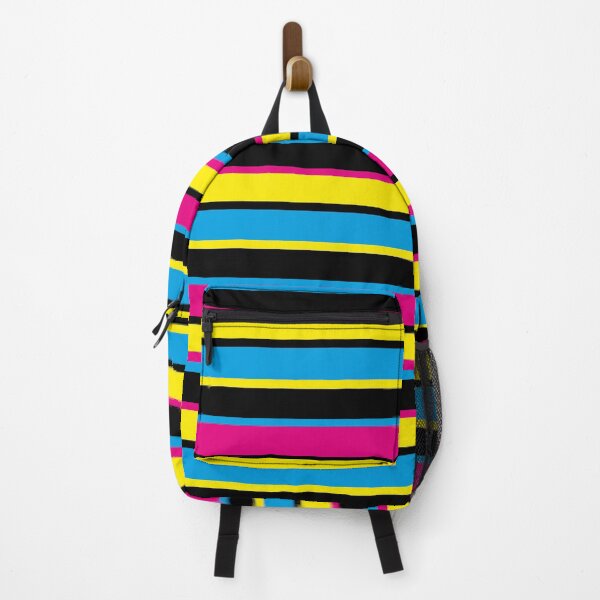 Item preview, Process Color Striped pattern - cmyk - cyan, magenta, yellow, black designed and sold by SirenSeventyOne.
