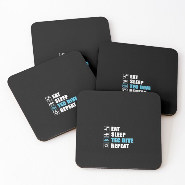 Item preview, Eat Sleep Tec Dive Repeat Technical Diving Scuba designed and sold by StrongShirts.