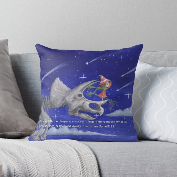 silent friend Throw Pillow