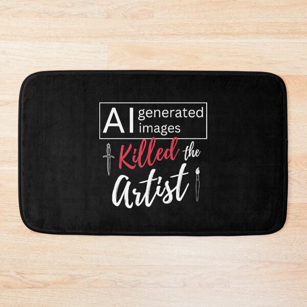 Item preview, AI Generated Image Killed the Artist, Save REAL Art designed and sold by Zentropik.