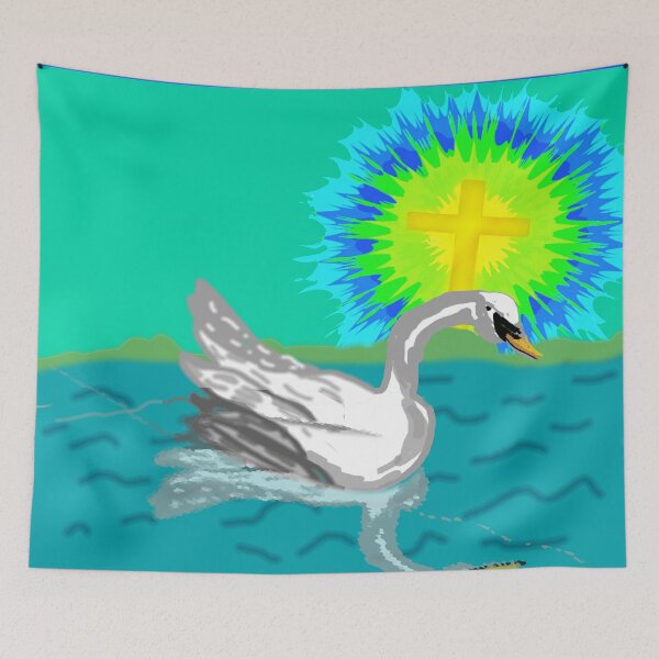 Item preview, CHRISTIAN CROSS OVER SWAN LAKE designed and sold by Timothy Forder.