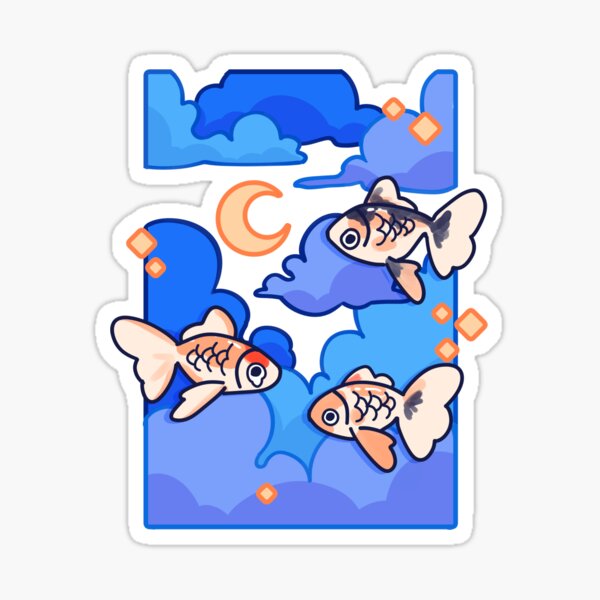 Item preview, fish // sky designed and sold by peachcott.