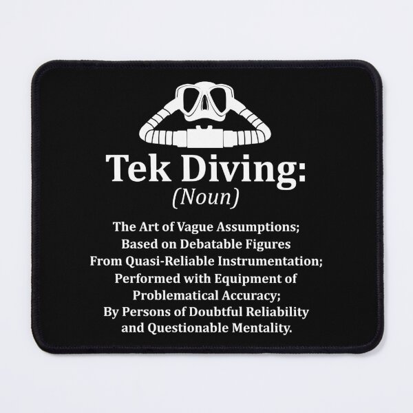 Item preview, Tek Diving Definition Funny Technical Diving Scuba designed and sold by StrongShirts.