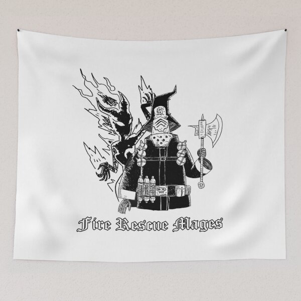 Item preview, Fire Rescue Mages designed and sold by QuirkyDesign101.