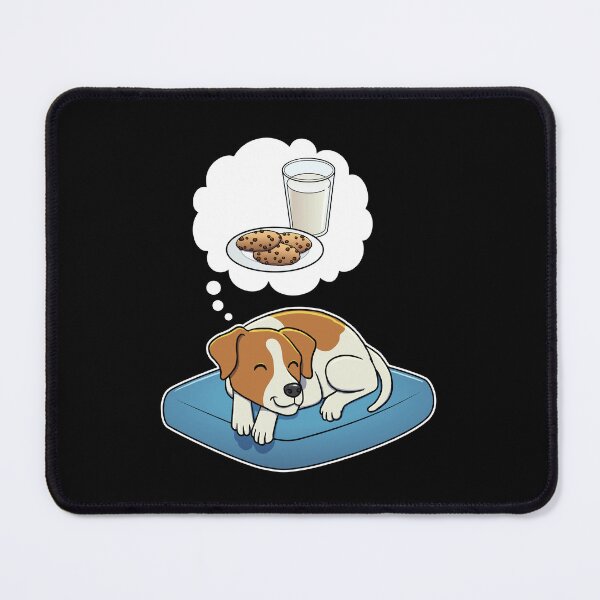 Item preview, Jack Russell Terrier dreaming about Milk and Cookies designed and sold by DoggieDelights.