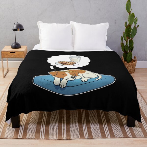 Item preview, Jack Russell Terrier dreaming about Milk and Cookies designed and sold by DoggieDelights.