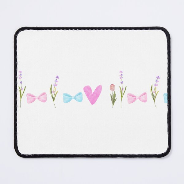 Item preview, Cute Valentine Flowers Ribbon and Heart designed and sold by happyandbubbly.