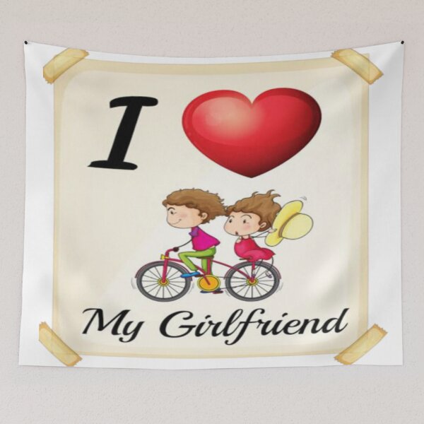 Item preview, I love my girlfriend shirt designed and sold by sagestar.