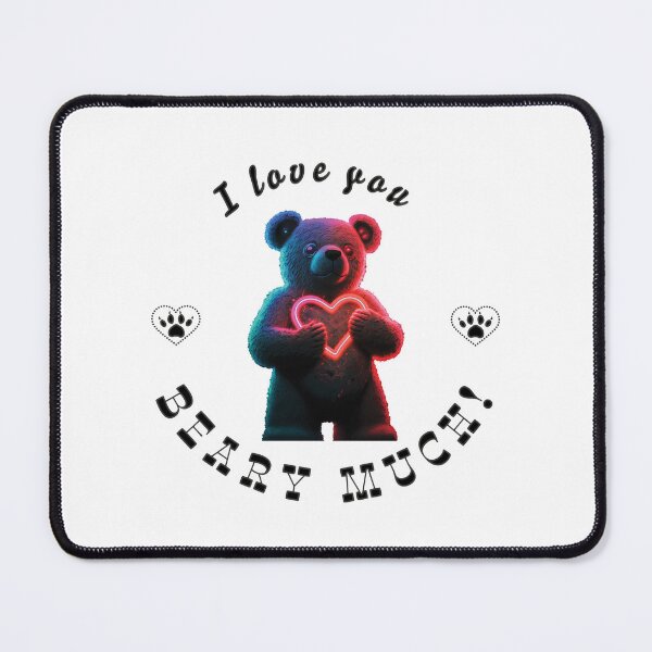 Item preview, I Love You Beary Much! - Funny Ugly Romantic Valentine's Gift Design designed and sold by CaseHavenDesign.