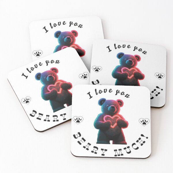 Item preview, I Love You Beary Much! - Funny Ugly Romantic Valentine's Gift Design designed and sold by CaseHavenDesign.