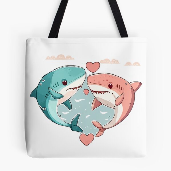Item preview, A pair of sharks in love designed and sold by gitarus.