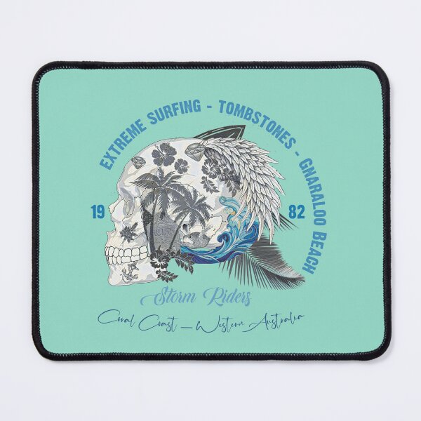 Item preview, Extreme Surfing - Tombstones - Storm Riders - 1982 - Gnaraloo Beach designed and sold by Corinne Alexa Jackson.