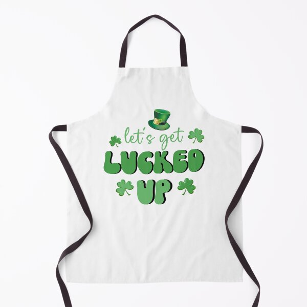Item preview, LET´S GET LUCKED UP - retro st. patricks day quote designed and sold by KatisDesign.