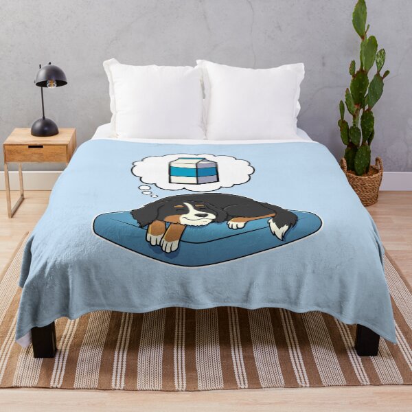 Item preview, Bernese Mountain Dog dreaming about Milk designed and sold by DoggieDelights.