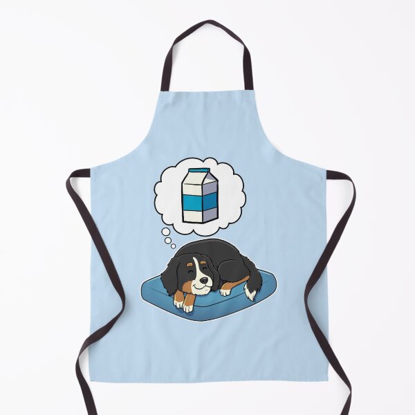 Artikelvorschau, Bernese Mountain Dog dreaming about Milk entworfen und verkauft von DoggieDelights.