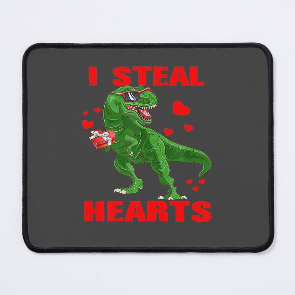 Item preview, Kids I Steal Hearts Valentines Day Dinosaur Kids Ba designed and sold by leaserholetsh.