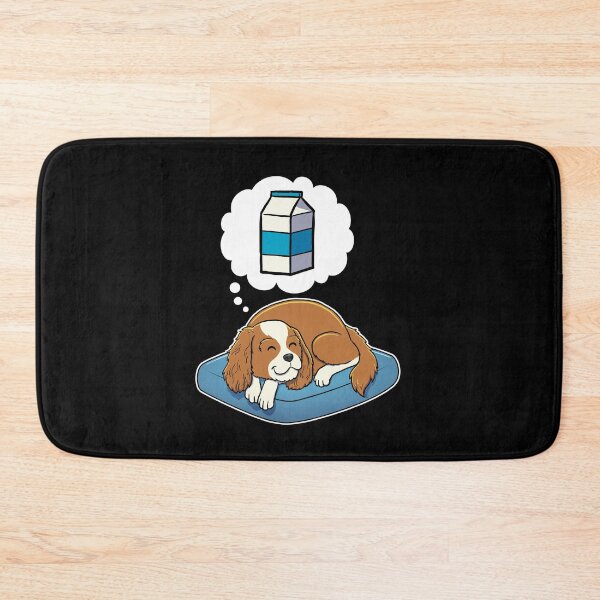 Item preview, Cavalier King Charles Spaniel dreaming about Milk designed and sold by DoggieDelights.