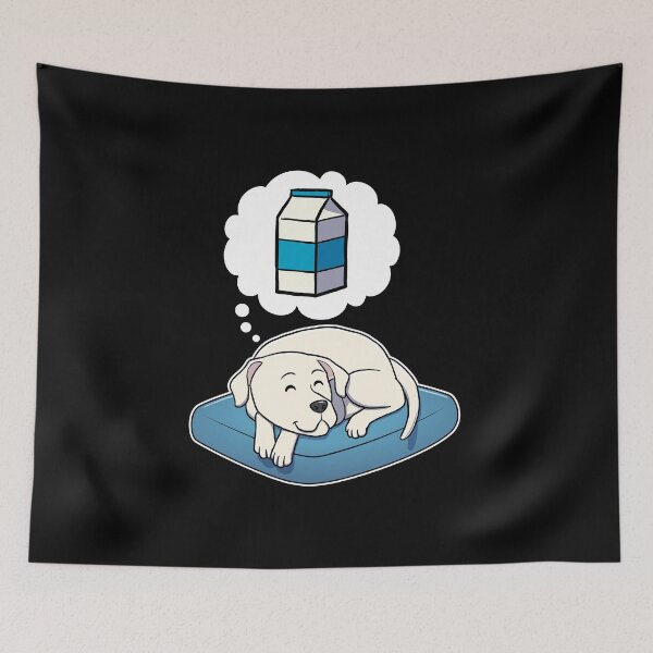 Artikelvorschau, Dogo Argentino dreaming about Milk entworfen und verkauft von DoggieDelights.