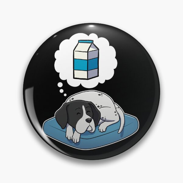Artikelvorschau, English Pointer dreaming about Milk entworfen und verkauft von DoggieDelights.