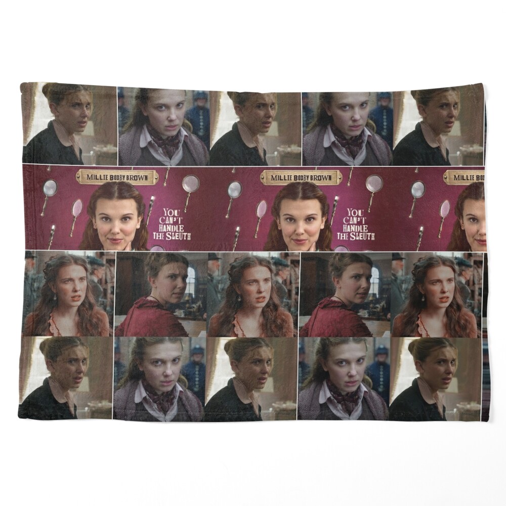 Millie Bobby Brown British actress Pink Aesthetic Photo Collage