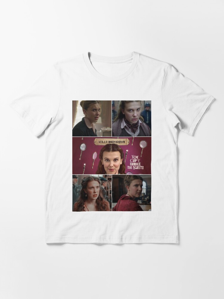 Millie Bobby Brown British actress Beautiful Fan Made Aesthetic Collage -  1 Essential T-Shirt for Sale by GreaterArt