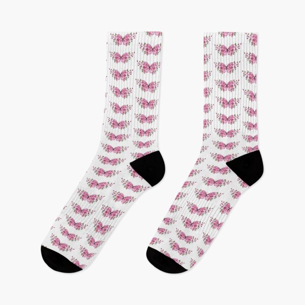 Item preview, Pink Butterfly with Sakura designed and sold by Blackmoon9.