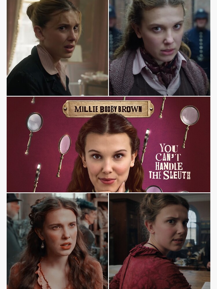 Millie Bobby Brown British actress Beautiful Fan Made Aesthetic Collage -  1 Sticker for Sale by GreaterArt
