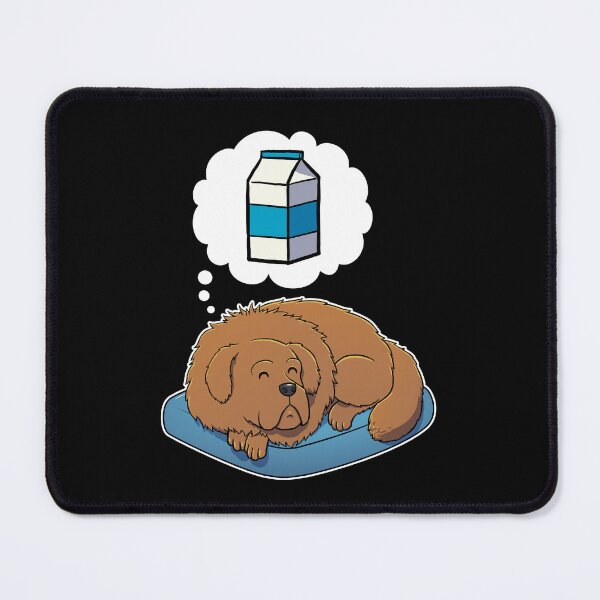 Item preview, Tibetan Mastiff dreaming about Milk designed and sold by DoggieDelights.