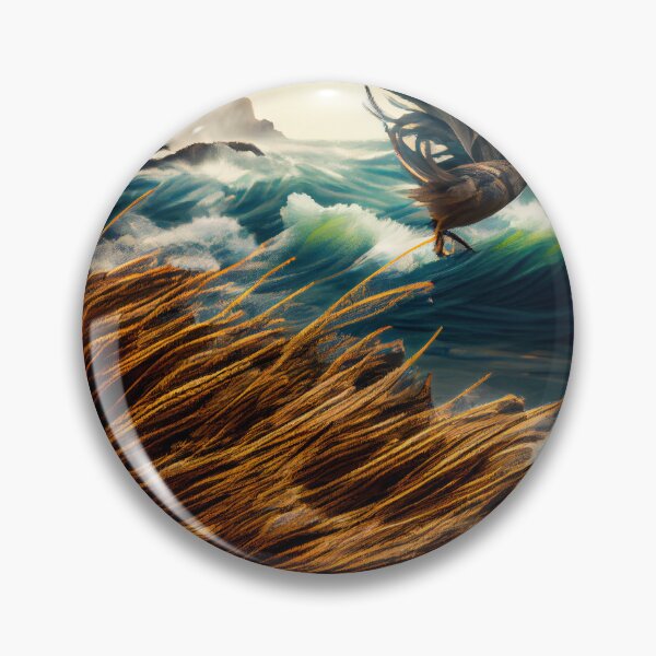 Item preview, Feathered Wind over Kelp Digital Painting designed and sold by CodeAndColors.