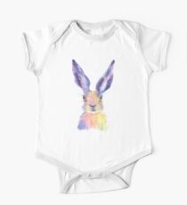 Rainbow Hare One Piece - Short Sleeve