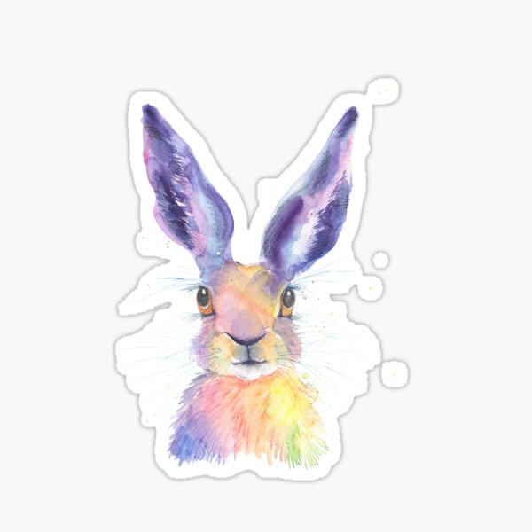Item preview, Rainbow Hare designed and sold by Luci Power.