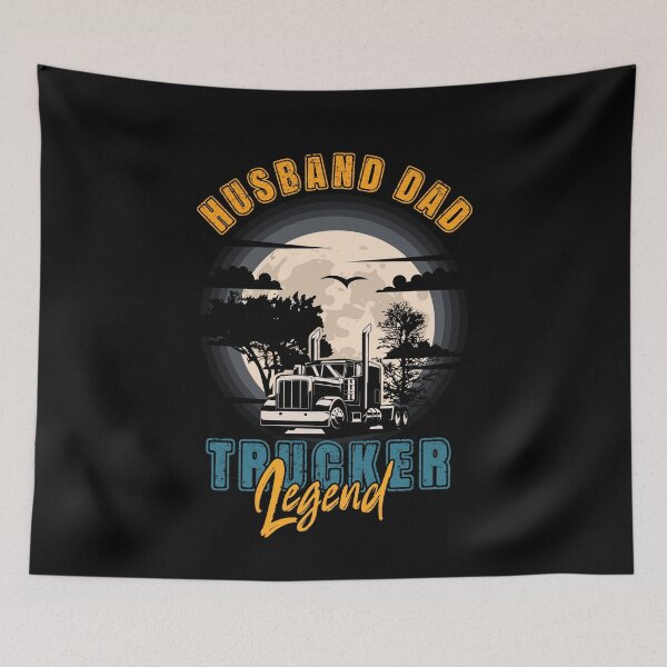 Item preview, Trucker life long haul truck, Husband Dad Trucker Legend designed and sold by HomeCoquette.