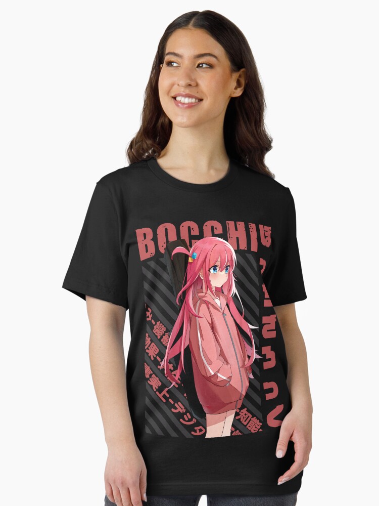 Aperçu 2 sur 7. T-shirt essentiel avec l'œuvre Bocchi the Rock! - Hitori Gotou #03 créée et vendue par Recup-Tout.