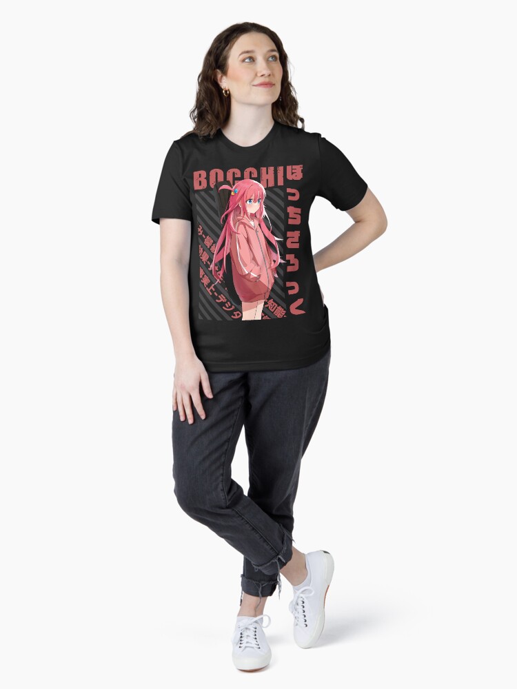 Aperçu 4 sur 7. T-shirt essentiel avec l'œuvre Bocchi the Rock! - Hitori Gotou #03 créée et vendue par Recup-Tout.