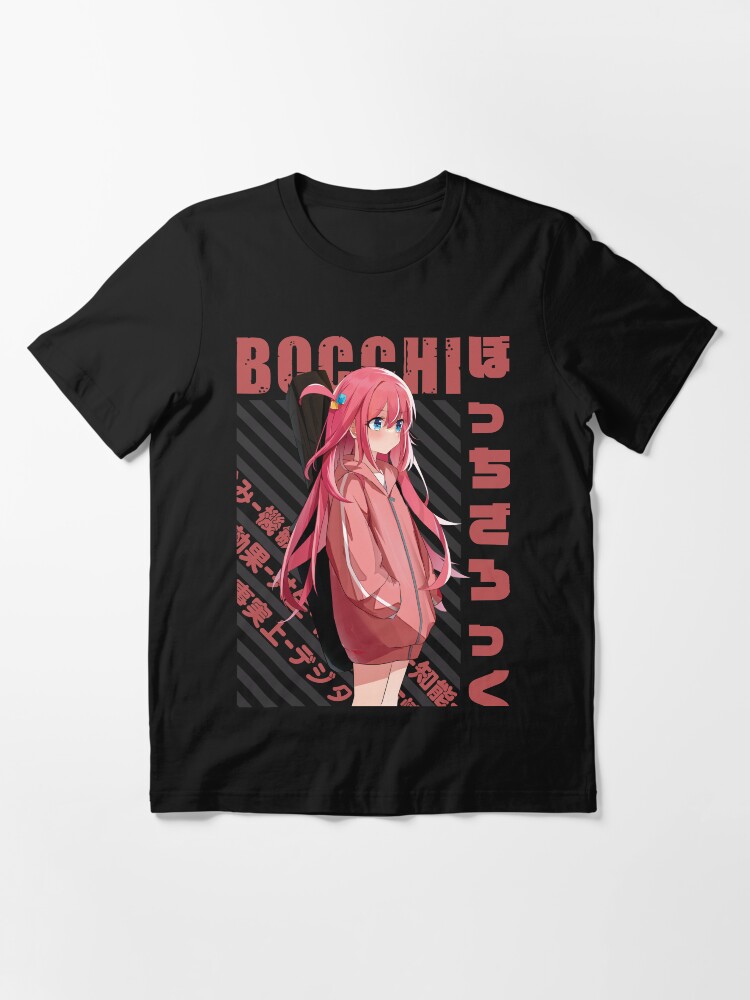 Aperçu 3 sur 7. T-shirt essentiel avec l'œuvre Bocchi the Rock! - Hitori Gotou #03 créée et vendue par Recup-Tout.