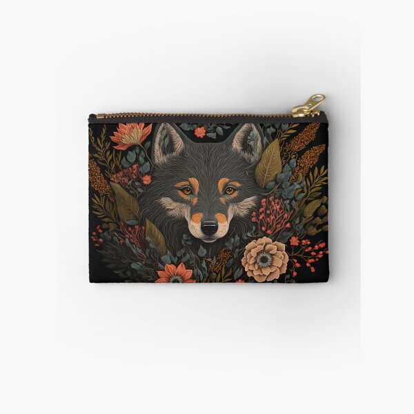 Item preview, Magical wolf Folk Art designed and sold by Visual-wallart.
