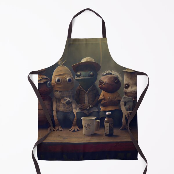 Item preview, A Strange Gang of Friends Digital Painting designed and sold by CodeAndColors.