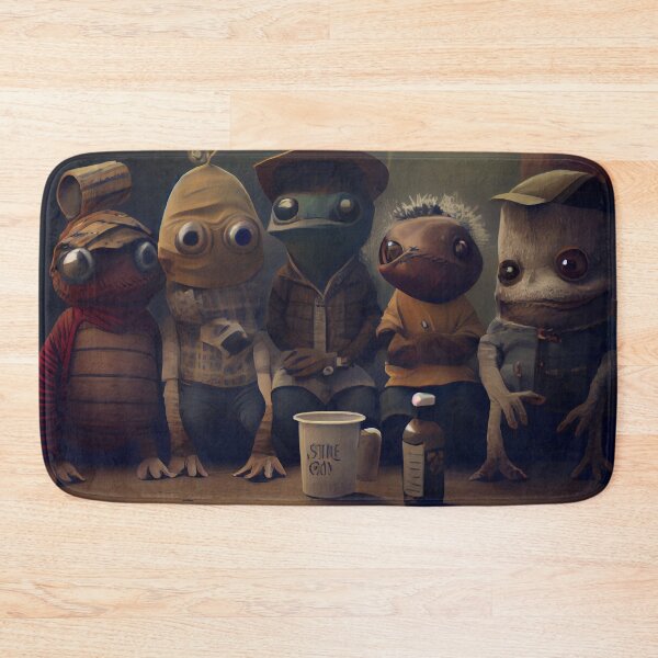 Item preview, A Strange Gang of Friends Digital Painting designed and sold by CodeAndColors.