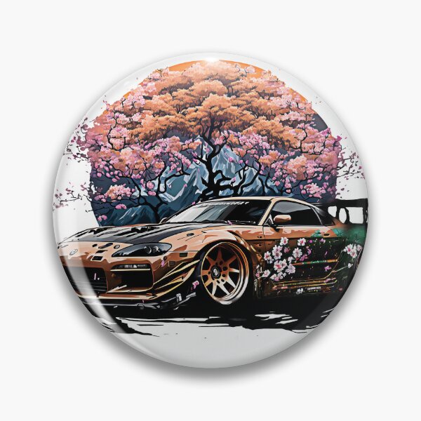 Item preview, Supra in Springtime Japanese JDM Inspired Sakura Tree Digital Artwork designed and sold by CaseHavenDesign.