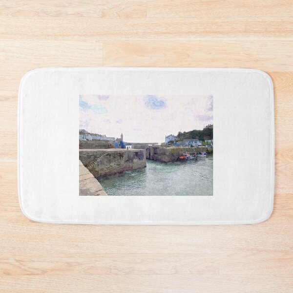 Item preview, Porthleven Harbour, Cornwall designed and sold by Trevor Harvey Art.