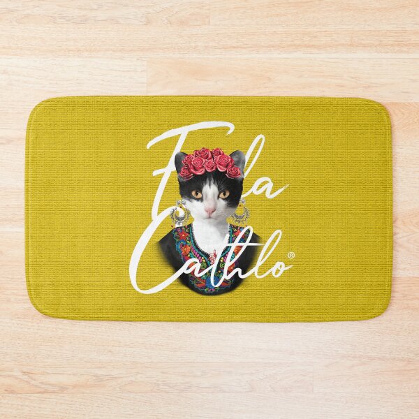 Item preview, Yellow TXW back Cat Frida Cathlo version of - Frida Kahlo designed and sold by Jaime Ortiz.