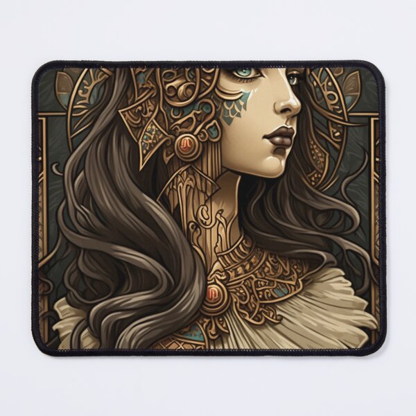 Item preview, Cleopatra Art Nouveau designed and sold by ArtNouveauChic.