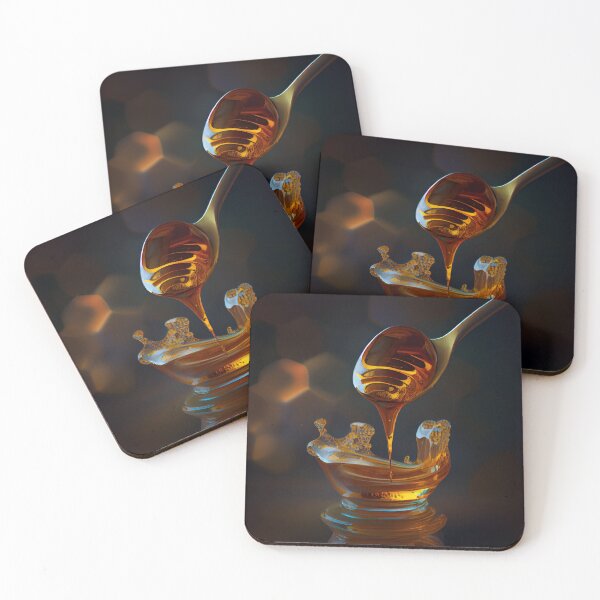 Item preview, A Spoonful of Sweet Honey Digital Painting designed and sold by CodeAndColors.