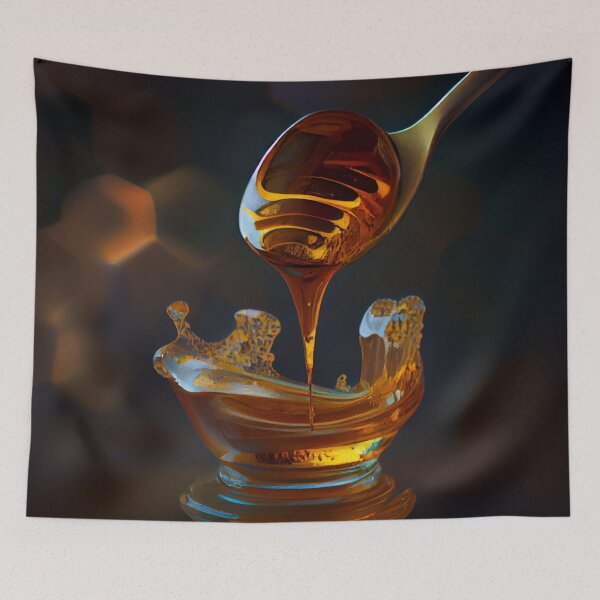 Item preview, A Spoonful of Sweet Honey Digital Painting designed and sold by CodeAndColors.