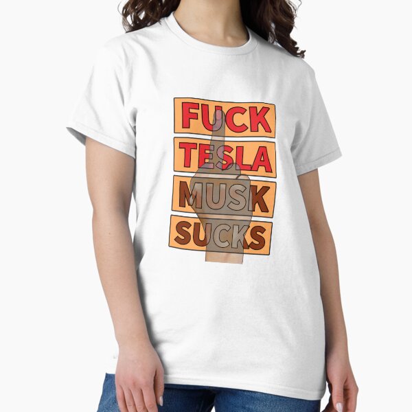 Item preview, Fuck Tesla, Musk Sucks, Funny Tesla Design designed and sold by Ricardo Gutierrez.