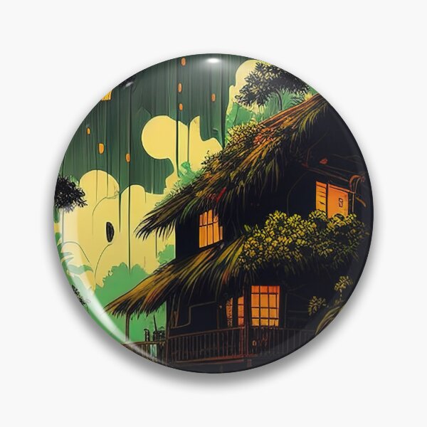 Item preview, Rainforest house in the jungle illustration designed and sold by RK - Shop.