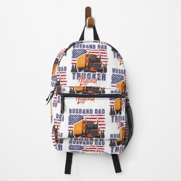 Item preview, USA Big loads rig trucker vintage, Husband Dad Trucker Legend designed and sold by HomeCoquette.